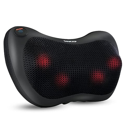 beatXP Deep Heal Pillow Shiatsu Infrared Heat Therapy Massager with 3 Mode Settings